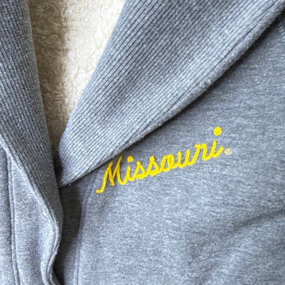 PINK Victoria's Secret Collegiate RARE Missouri Tigers Mizzou Sherpa Cardigan XS - Picture 6 of 13